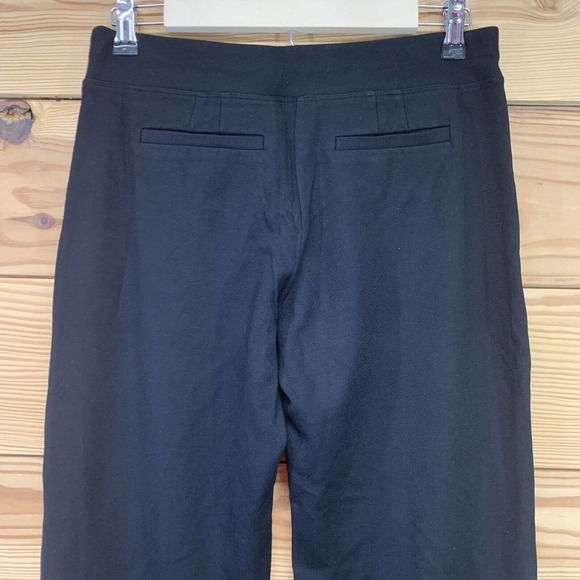 Soma Yoga Pants Small Black Bootcut Pull on Stretch Thick Ponte B151 - Picture 6 of 10